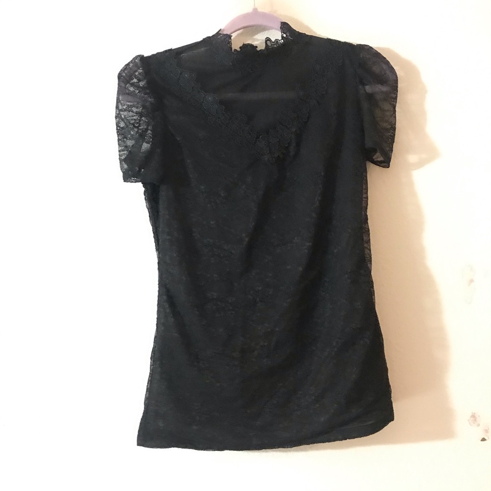 Lace top/ Jemmy jersey top